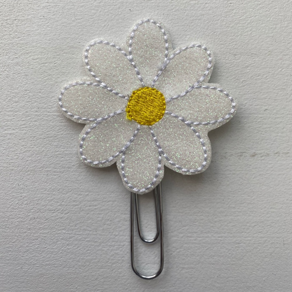 Daisy planner clip/bookmark